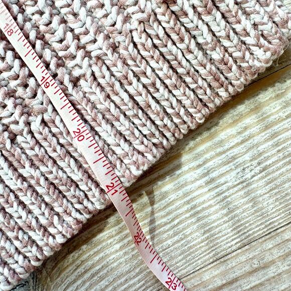 Haven‎ Well Within Marled Knit Polo Sweater | Dusty Pink Size Small - Picture 6 of 6